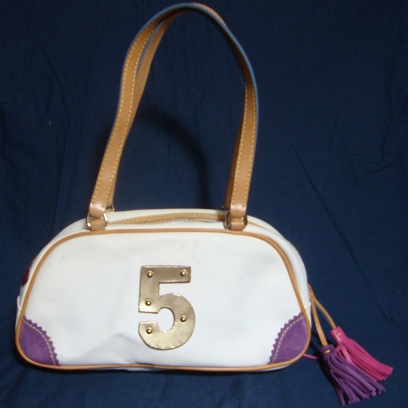 Dooney & Bourke Bags Dooney Bourke Leather Rainbow Alphabet Charm